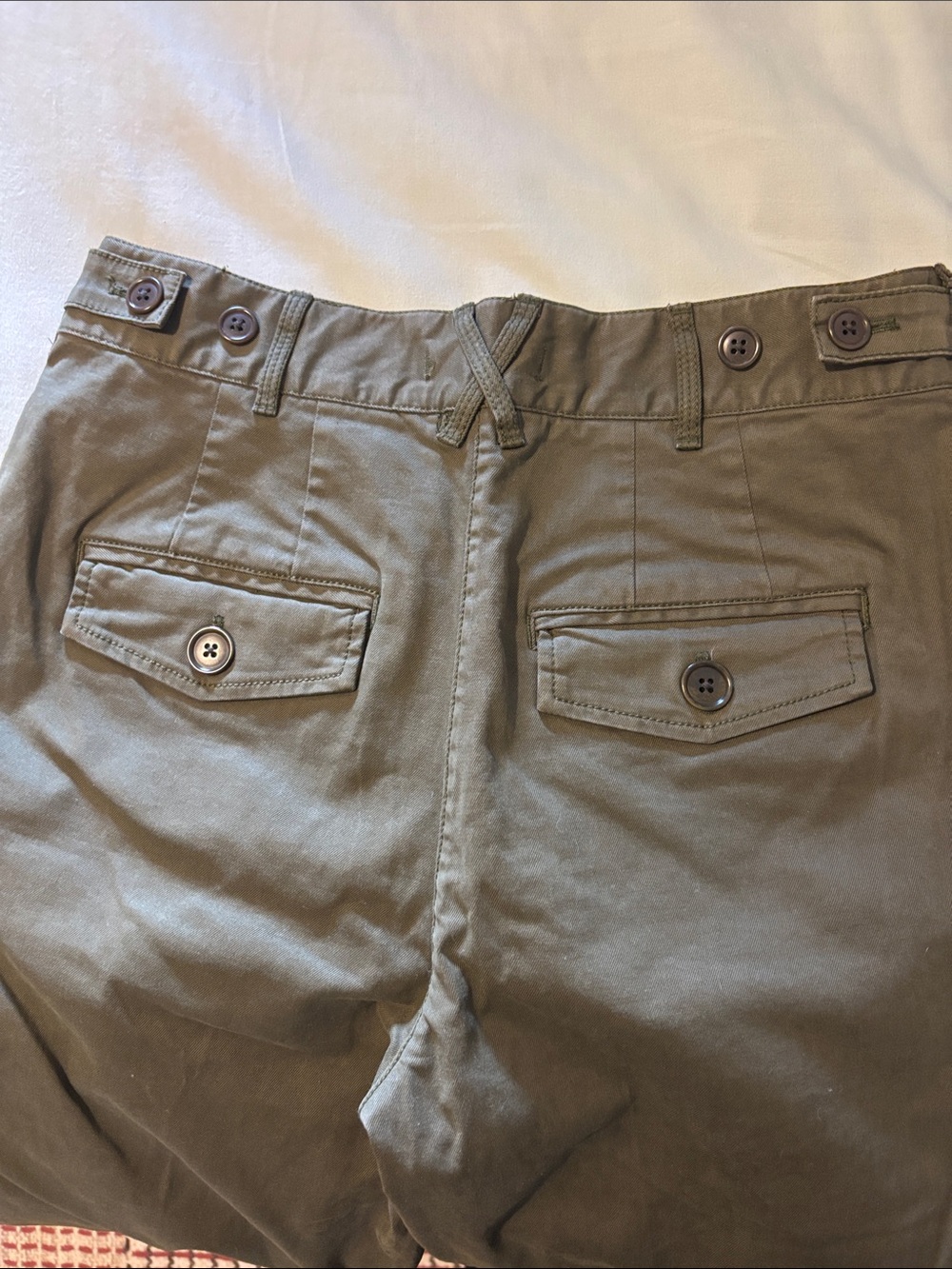 Alex Mill Boyish Olive Green Chino Pants - Picture 5 of 8